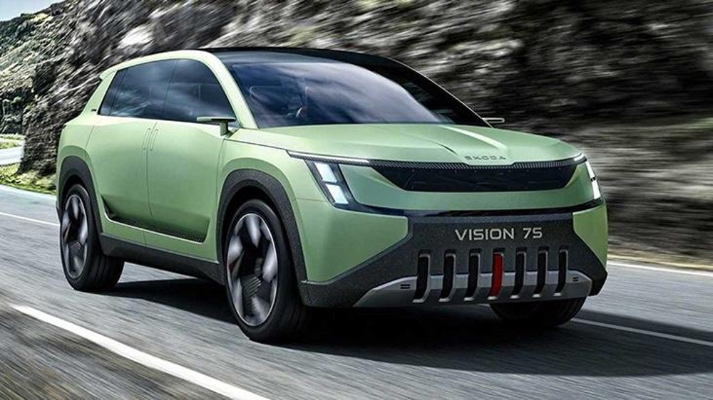 Skoda, yedi koltuklu elektrikli SUV modeli Peaq'i tanıttı